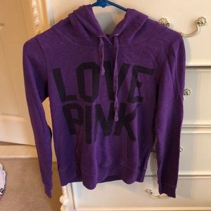 Purple pull over sweatshirt